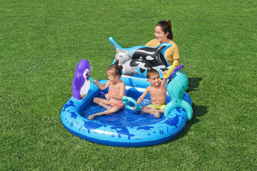 Plac zabaw dmuchany Polar Pals 134 x 131 x 73 cm Bestway 53156