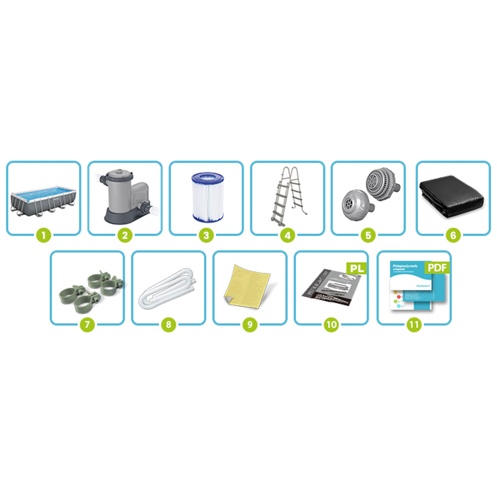 Basen Stelażowy 18FT 549x274x122 cm SteelPRO BESTWAY