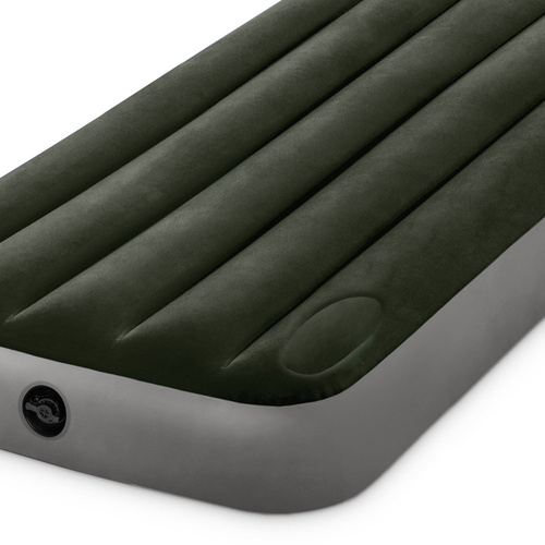 Materac dmuchany z wbudowaną pompką nożną Intex 64760 76x191x25 cm 