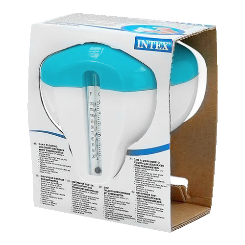 #multi#Dozownik/pływak do chemii basenowej z termometrem INTEX 29043