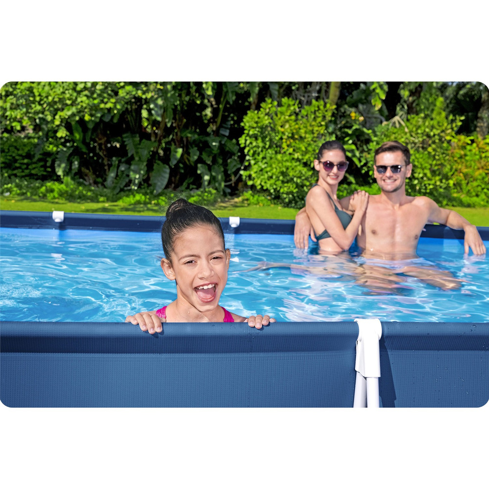 Basen Stelażowy Family Steel Pro 400x211x81 BESTWAY + Zestaw naprawczy