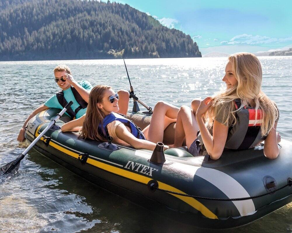 Ponton Seahawk 3 Set Intex 68380 wiosła 295 x 137 x 43 cm 