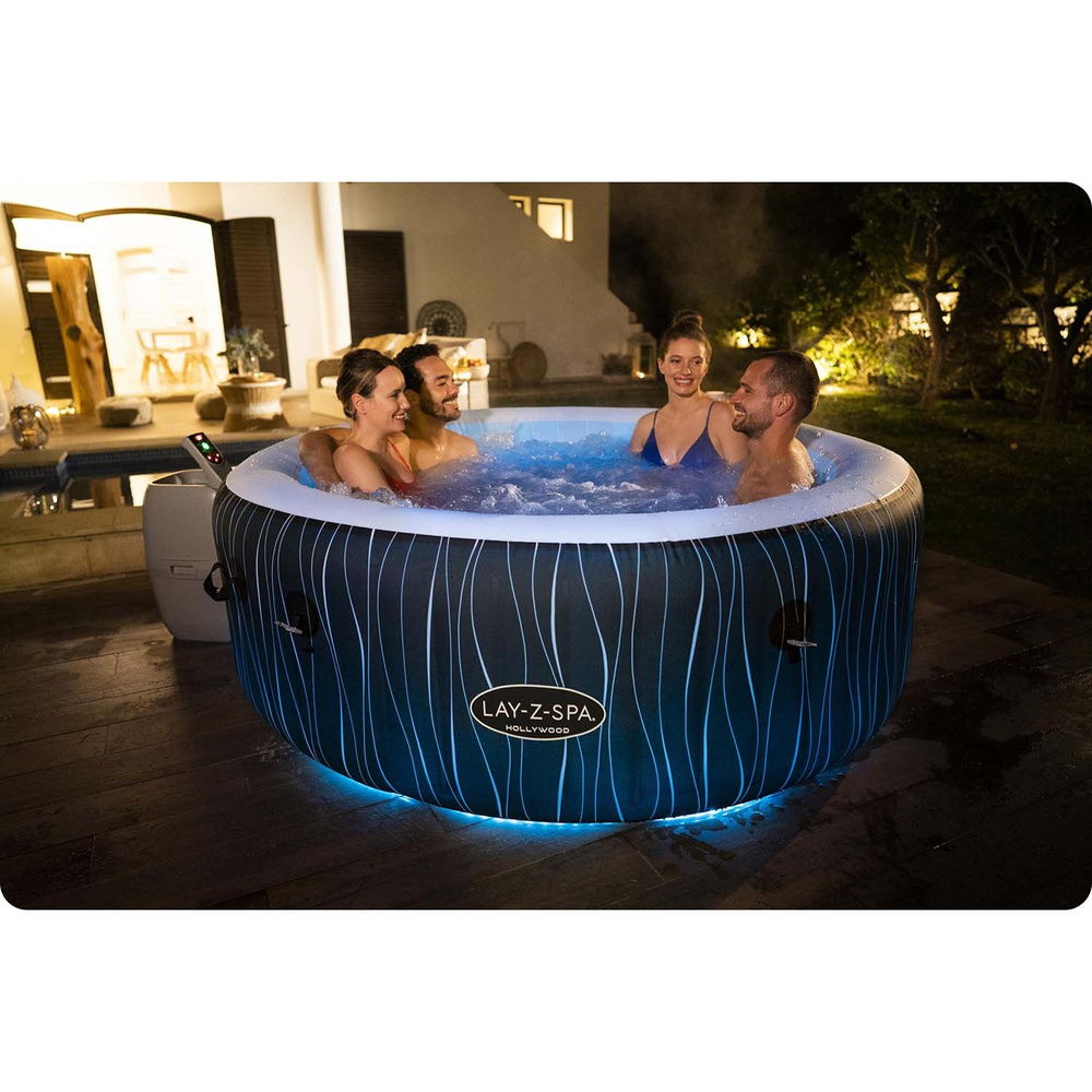 Bestway jacuzzi Lay-Z-Spa HOLLYWOOD 4-6os 196 cm LED 60059