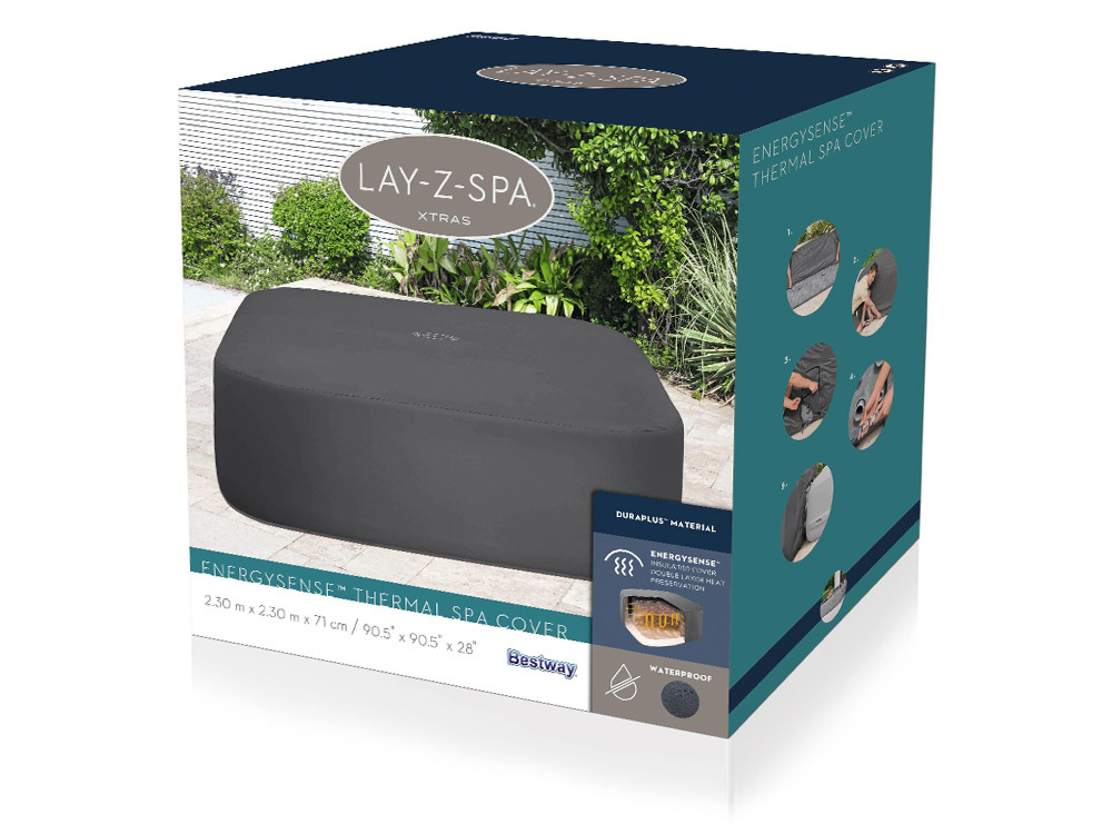 Bestway Pokrywa termiczna pokrowiec ENERGYSENSE do Lay-Z-Spa 230cm 60333