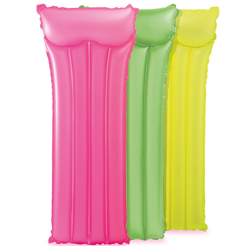 Materac do pływania 183x76cm INTEX 59717 różowy neon