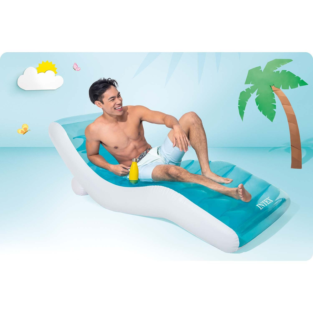 Materac basenowy fotel plażowy 191x99 cm Intex 56874