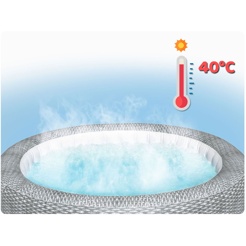 Dmuchane SPA Lay-Z Bali Grey 6 osobowe Bestway 6001N