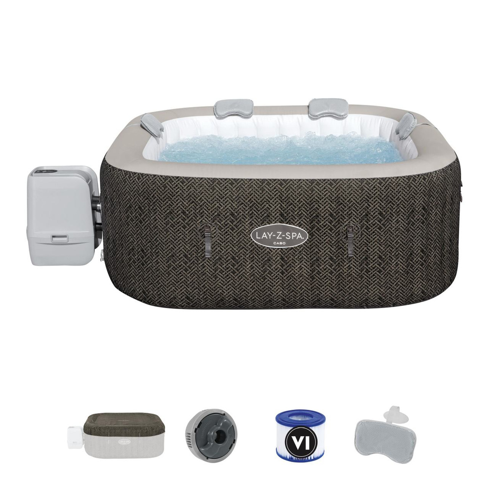 Bestway Lay-Z-Spa Cabo HydrotJet 6 hydromasaż 4-6os WiFi aplikacja 6001R