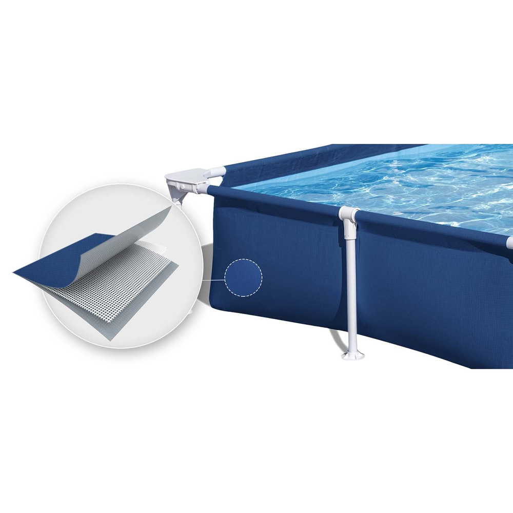 Basen Stelażowy SplashJr Steel Pro 221x150x43 BESTWAY + Zestaw naprawczy