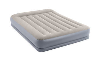 Dwuosobowy Materac Dmuchany 152x203x30 cm łóżko pompka 220V INTEX 64118 ND