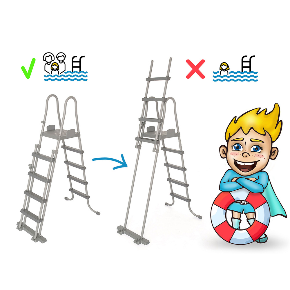 Bestway APX365 Basen stelażowy 610x 132cm CAŁOROCZNY pompa drabinka 561KE