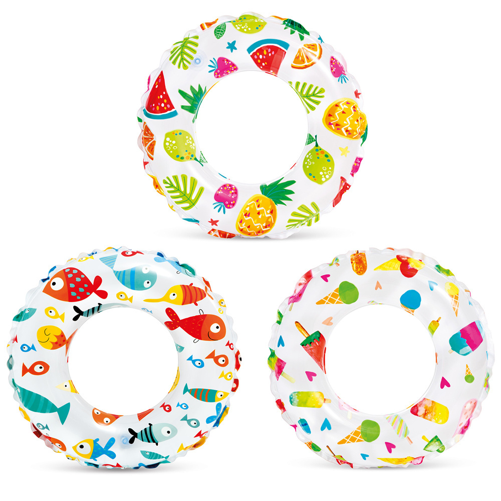 Koło kółkodmuchane dla dzieci plażowe kółko 51 cm Lody INTEX 59230 3-6 lat