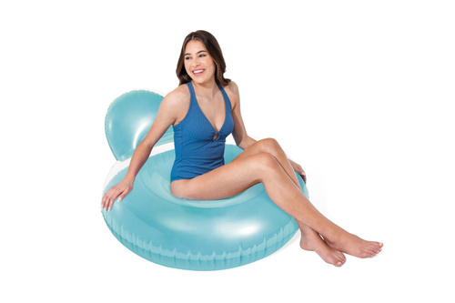 Fotel dmuchany do pływania nad wodę basen plaża 137x122 cm  Intex 58889