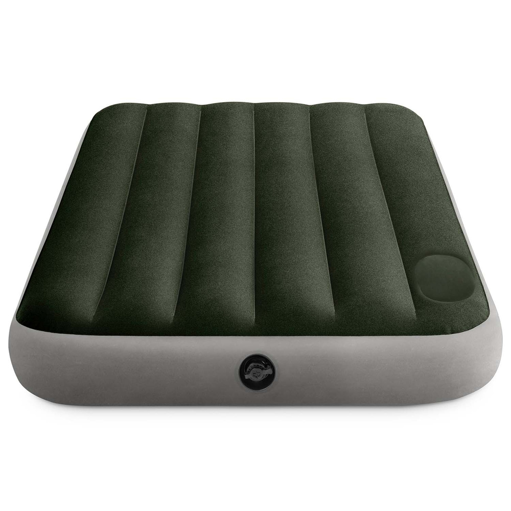 Materac dmuchany z wbudowaną pompką nożną 99x191x25 cm INTEX 64761