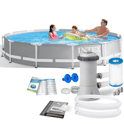 Basen ogrodowy stelażowy 366x76 cm Intex 26712