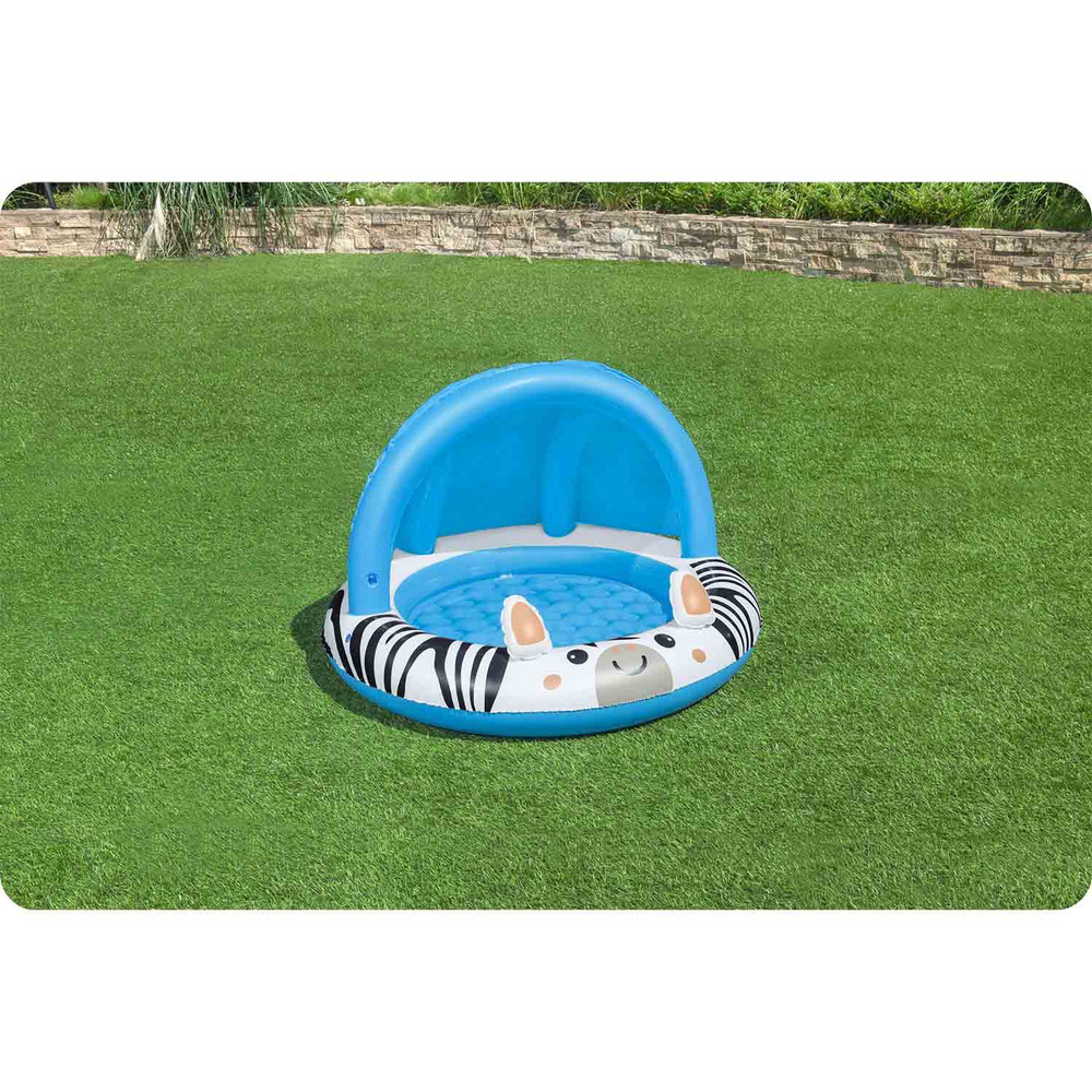 Bestway Dmuchany basenik z daszkiem ZEBRA 97cm Safari Sun 52559