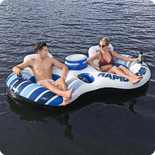 Koło do pływania podwójne materac Rapid Rider Bestway 43113