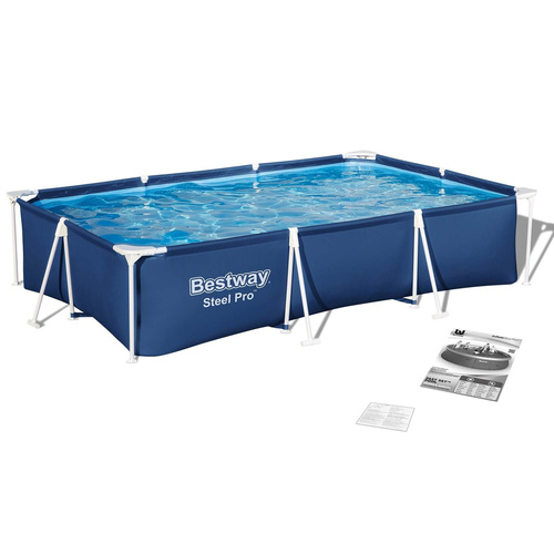 Basen Stelażowy Steel Pro 300x201x66 Prostokątny BESTWAY