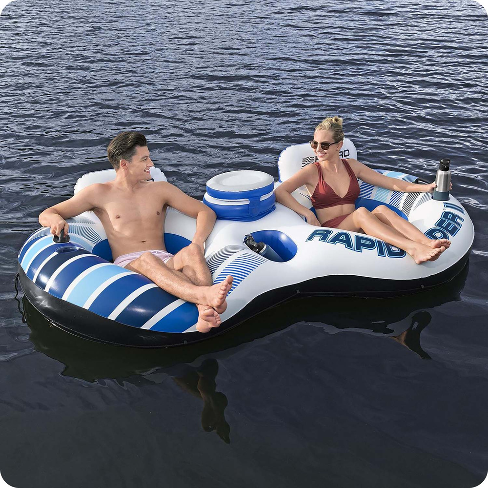 Koło do pływania podwójne materac Rapid Rider Bestway 43113
