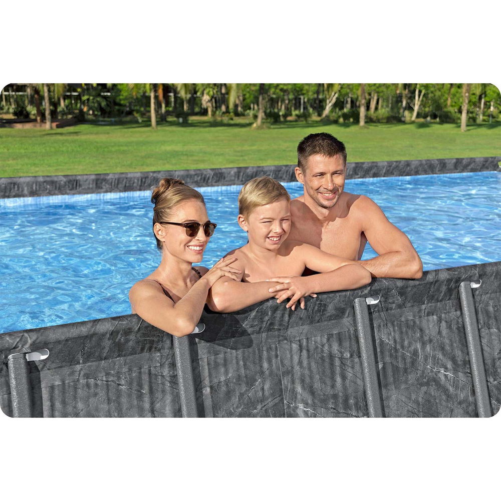 Bestway Basen stelażowy CAŁOROCZNY APX 365 732x366cm pompa drabinka 561KG