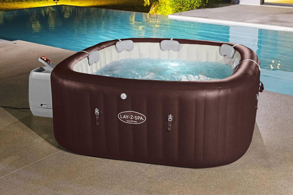 Bestway Lay-z-Spa Maldives Pro7 2025 jacuzzi WiFi aplikacja LED 5-7os 6001U