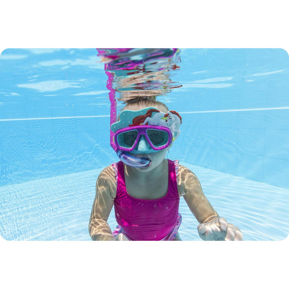 Zestaw do nurkowania dla dzieci różowy Bestway 24059