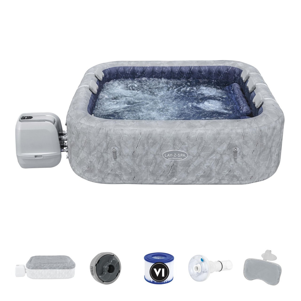 Bestway Lay-Z-Spa San Francisco Pro 7 Wi-Fi aplikacja LED 5-7osob 6001Q