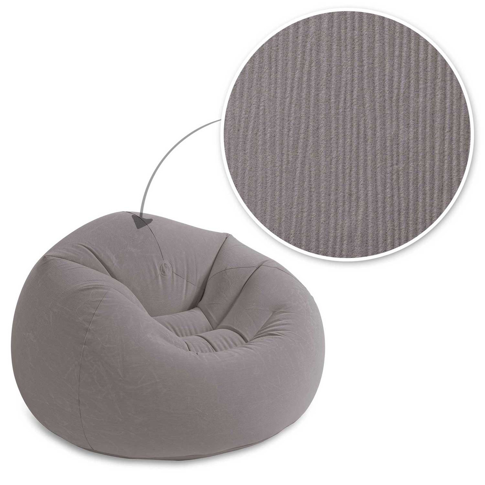 Dmuchany fotel pufa - typu worek 114 x 114 x 71 cm INTEX 68579