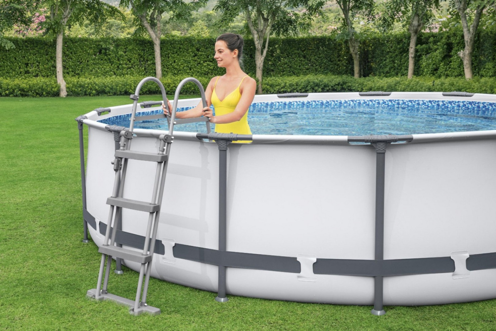 Basen ogrodowy stelażowy 427 x 107 cm 11w1 Bestway 56950