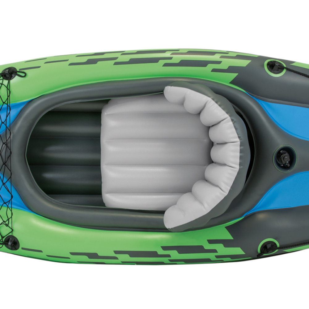 Kajak Challenger K-1 jednoosobowy + wiosła i pompka Intex 68305