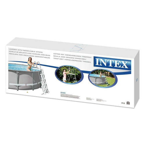 Drabinka do basenu drabina 132 cm Intex 28077 bezpieczna
