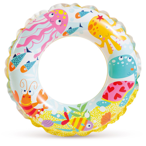 Kółko KOŁO DMUCHANE do Pływania 51 cm zwierzęta oceanu INTEX 56205 3-6 lat