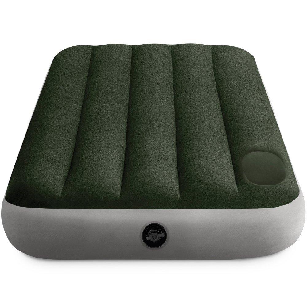 Materac dmuchany z wbudowaną pompką nożną Intex 64760 76x191x25 cm 