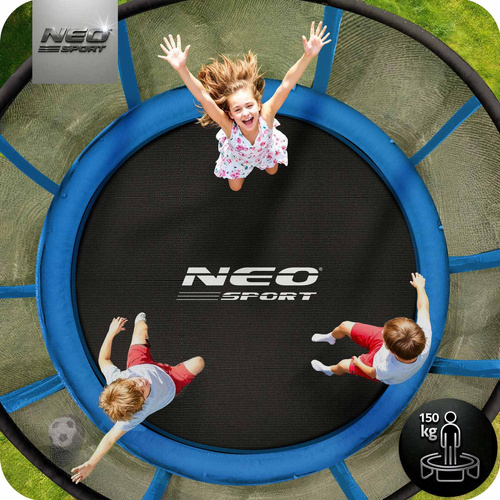 Trampolina ogrodowa 10ft/312cm z siatką zewnętrzną i drabinką