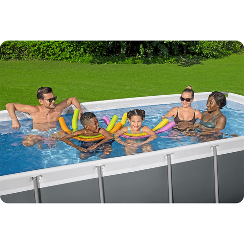 Basen ogrodowy stelażowy 404 x 201 x 100 cm 18w1 56442 Bestway