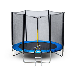 TRAMPOLINA OGRODOWA BAUERKRAFT Z SIATKĄ O ŚREDNICY 8FT 244 - 252CM