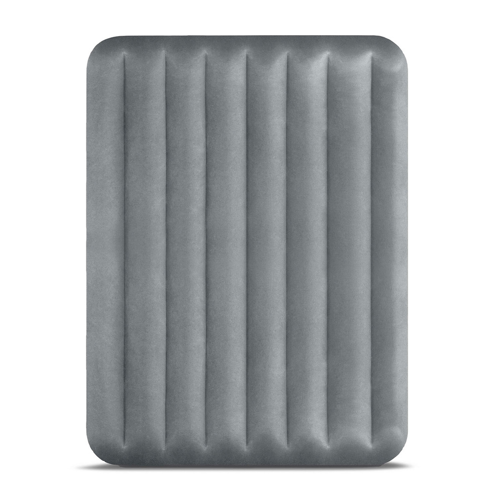 Materac welurowy dmuchany z wbudowaną pompką USB 152 x 203 x 30 cm INTEX 64114