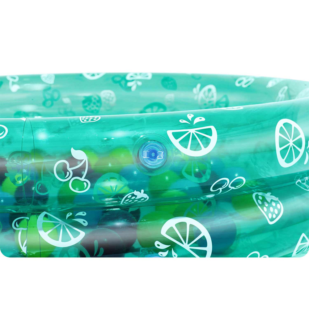 Basenik Zielony 91x20cm + Piłeczki BESTWAY