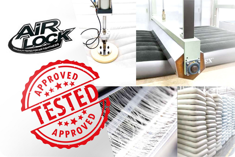 Materac dmuchany welurowy 137 x 191 x 25 Intex 64108