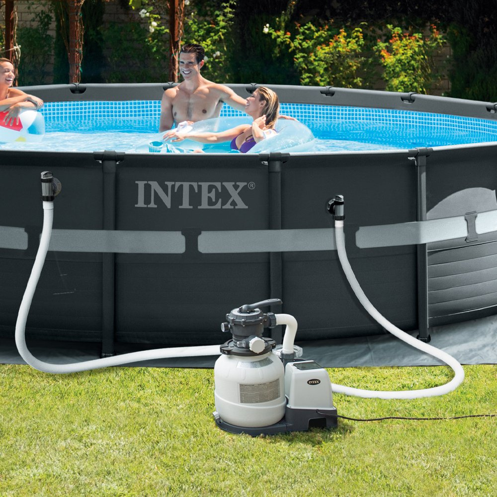 Pompa filtrująca piaskowa o wydajności 7900 l/h INTEX 26646 + piasek 25kg