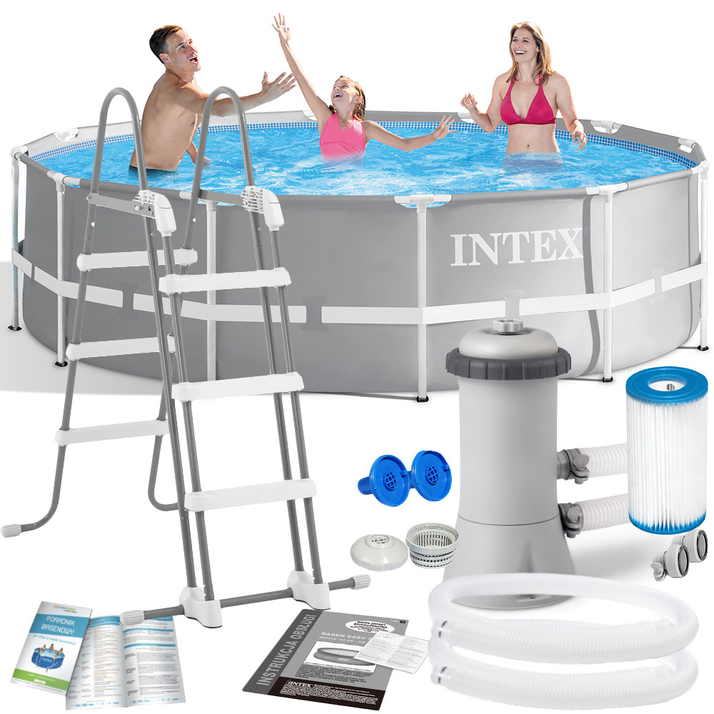 Basen stelażowy 366 x 99 cm INTEX Kompletny Zestaw 10 w 1 26716