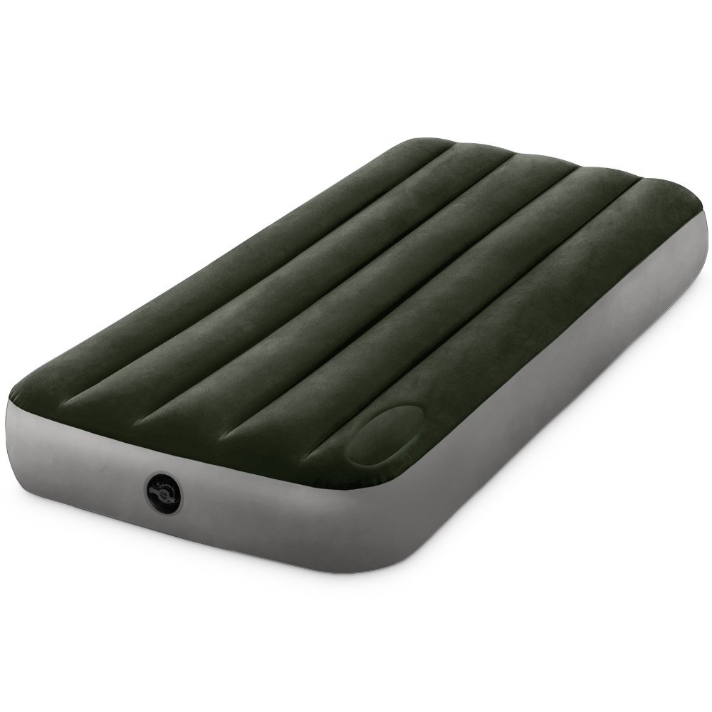 Materac dmuchany z wbudowaną pompką nożną Intex 64760 76x191x25 cm 