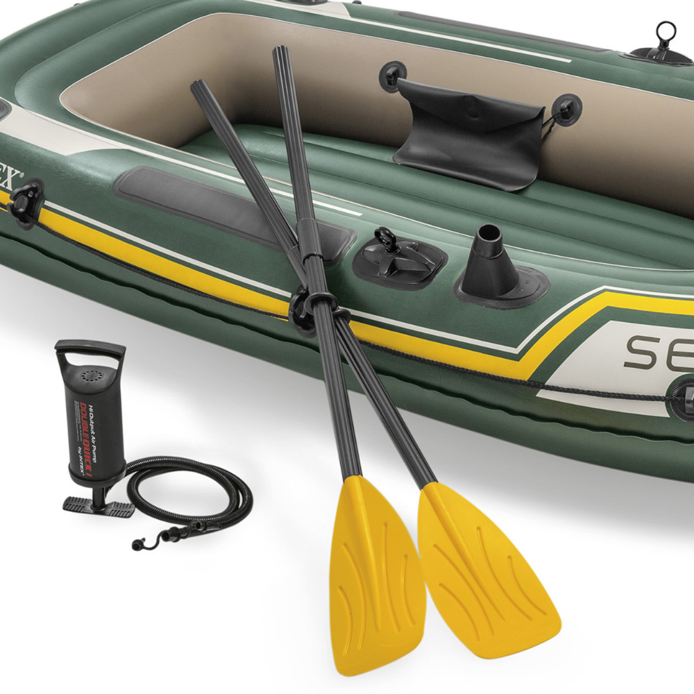 Ponton dla 2 osób Seahawk + pompka i wiosła Intex 68347