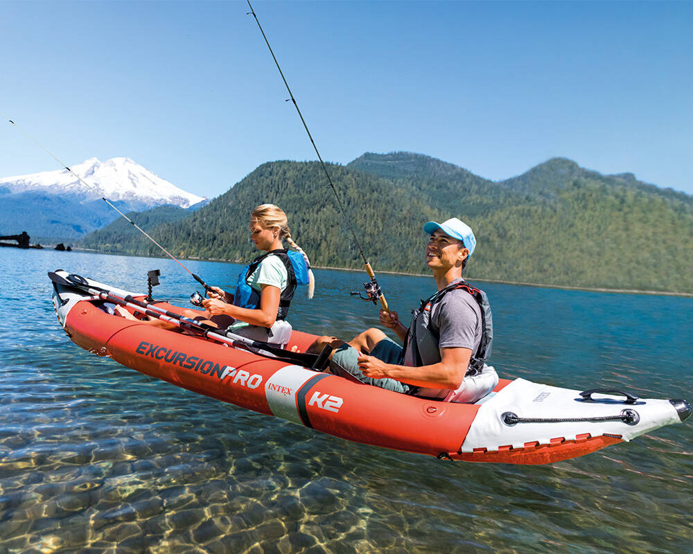 Kajak dmuchany Excursion PRO K2 dwuosobowy Intex 68309