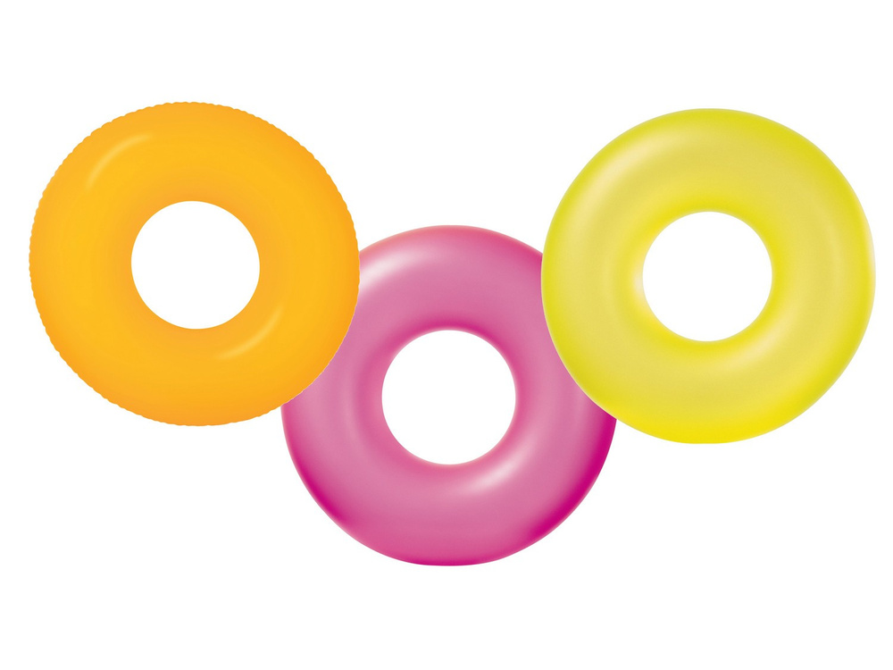 Koło do pływania Neon śr 91 cm  INTEX 59262 zielony