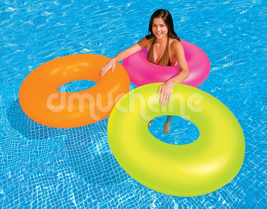 Koło do pływania Neon śr 91 cm  INTEX 59262 zielony