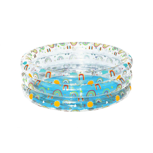Basen ogrodowy dla dzieci 170x53cm Tropical BESTWAY + Łatka naprawcza