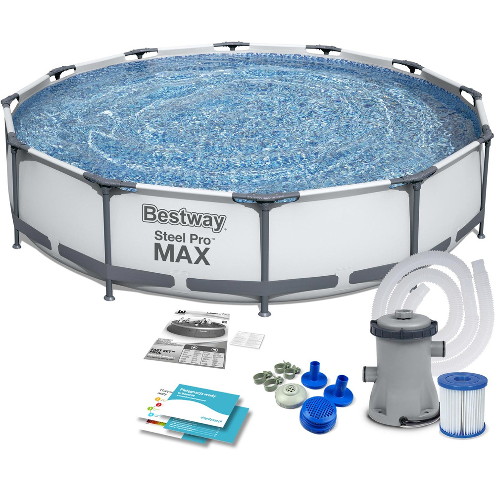 Bestway Basen STELAŻOWY 6,473L 366x76cm 7w1 pompa + filtr 56416