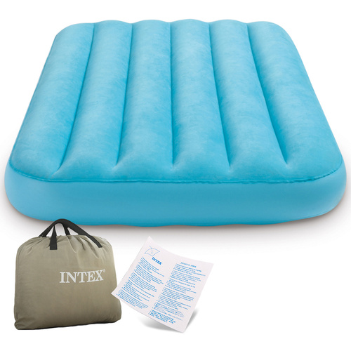 Materac welurowy dmuchany dla dzieci 88 x 157 x 18 cm INTEX 66803