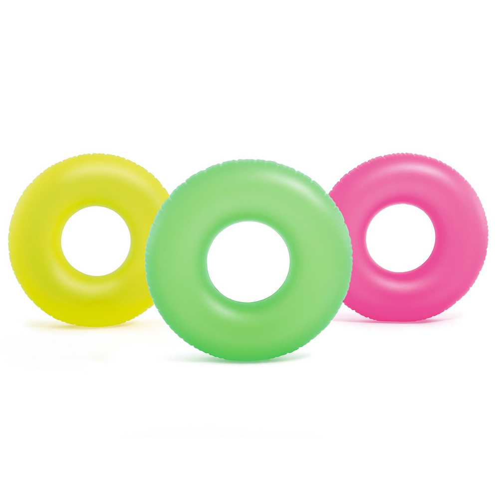 Koło do pływania Neon śr 91 cm  INTEX 59262 zielony